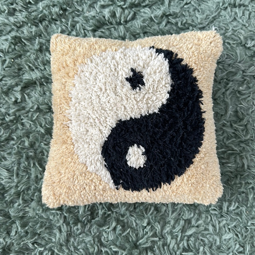 Urban Outfitters Yin-Yang Mini Pillow
